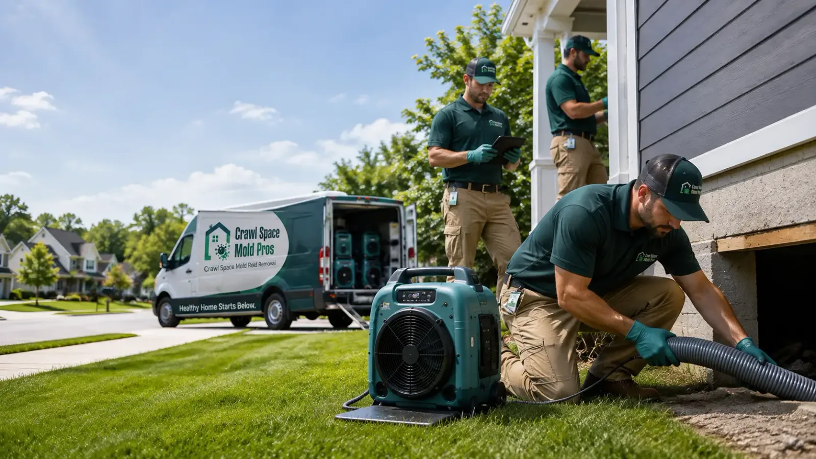 Crawl Space Mold Removal in Danville, IL